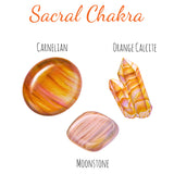 2nd Chakra (sacral)  Bracelet with Charm